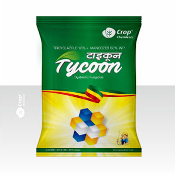 Tricyclazole 18% + Mancozeb 62% WP